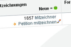 Petition mitzeichnen