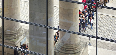 Western entrance of the Reichstag Building