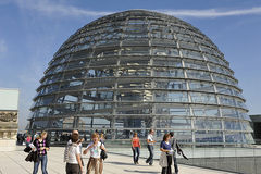 Kuppel und Terrasse des Reichstagsgebäudes