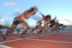 Frauen beim Sprint