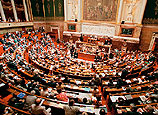 Die Nationalversammlung in Frankreich.