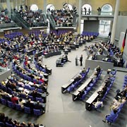 Plenum im Reichstagsgebäude, 2002