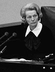 1972: Bundestagspräsidentin, Annemarie Renger