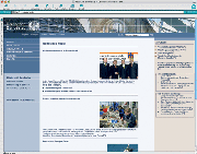 Screenshot des neuen Internetauftritts des Deutschen Bundestages