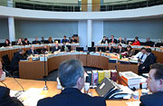 Sitzung des Haushaltsausschusses im Paul-Löbe-Haus