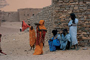 Dorfbewohner in Mauretanien.