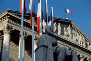 Bild: Das Gebäude der französischen Nationalversammlung.