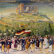 Bild: Historisches Gemälde zum Hambacher Fest