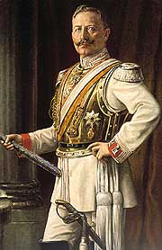 Bild: Wilhelm II. in weißer Paradeuniform