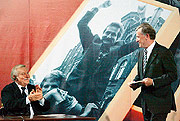 Bild: Lech Walesa und Bundespräsident Horst Köhler
