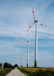 Bild: Windkraftanlagen.