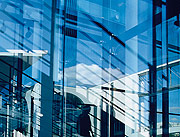 Bild: Klare Strukturen: Spiegelungen in einer Glaswand des Paul Löbe Hauses.
