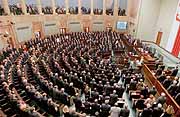 Plenum des Sejm.
