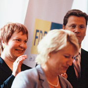 Sibylle Laurischk beim Ladies Lunch der FDP.