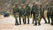 Soldaten der Bundeswehr bei einer Übung im Kosovo