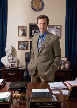 Der US-Abgeordnete Russ Carnahan in seinem Büro