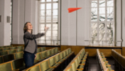 Bildung für alle: Nele Hirsch in einem Hörsaal der Berliner Humboldt-Universität