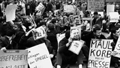1962, Proteste gegen die Verhaftung von Spiegel-Redakteuren