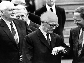 Erich Honecker im Oktober 1989