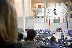 Blick in das Plenum