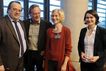 v.r. die Vorsitzende Daniela Kolbe (SPD), Prof. Martha Nussbaum, Dr. Hermann E. Ott (BÜNDNIS 90/DIE GRÜNEN) und der stellv. Vorsitzende Dr. Matthias Zimmer (CDU/CSU), Ausschusssitzung am 14.12.2011.
