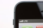LTE-fähiges Mobiltelefon mit entsprechender Anzeige