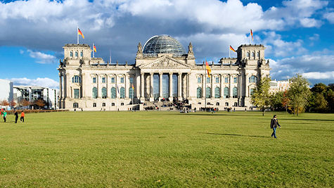 Le bâtiment du Reichstag à Berlin