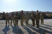 Der Wehrbeauftragte besuchte auch die Forward Operating Base (FOB) in Hasrat-i-Sultan und sprach dort mit Soldatinnen und Soldaten.