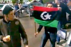 Demonstranten in Tripolis