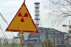Reaktorblock  4 in Kraftwerks Tschenobyl