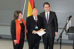 Bundesjustizministerin Sabine Leutheusser-Schnarrenberger, Justizminister a.D. Herbert Helmrich, Prof. Dr. Günter Krings