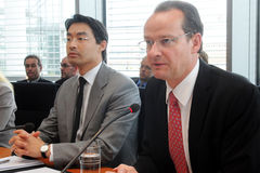 Wirtschaftsminister Philipp Rösler und Vorsitzender Gunther Krichbaum