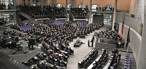 Ceremony in the plenary chamber