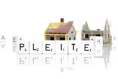 Schriftzug Pleite