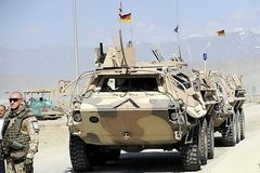 Transportpanzer in Kabul