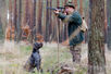 Jäger mit Hund