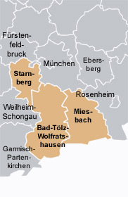 Wahlkreiskarte des Wahlkreises 224