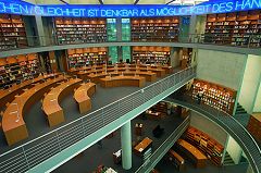 Bibliothèque du Bundestag allemand