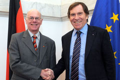 Norbert Lammert und Jean-Claude Mignon