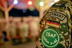 ISAF-Emblem auf bundeswehr-Uniform