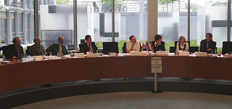 Sitzungssaal im Bundestag