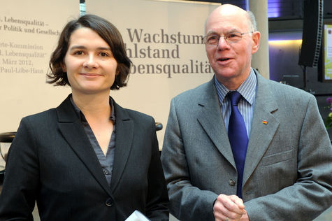 Vorsitzende Daniela Kolbe (SPD) und Bundestagspräsident Norbert Lammert