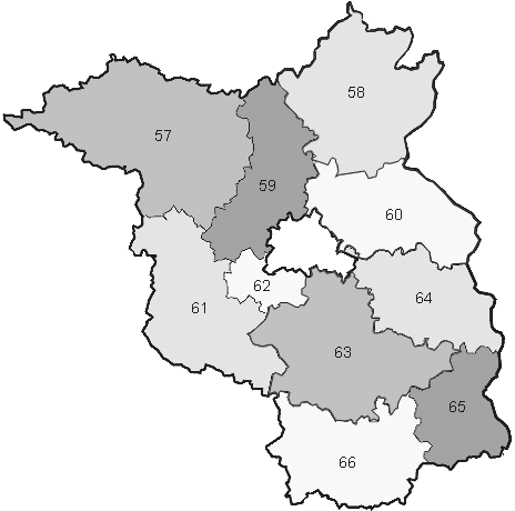 Wahlkreise in Brandenburg