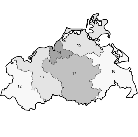 Wahlkreise in Mecklenburg-Vorpommern