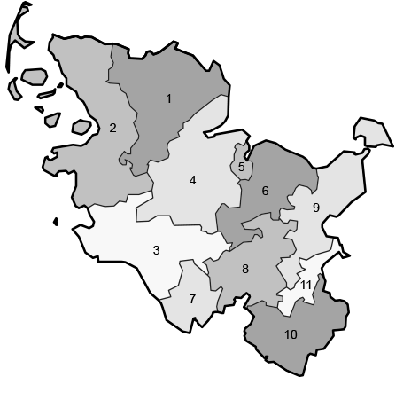 Wahlkreise in Schleswig-Holstein