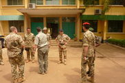 Ankunft im Ausbildungslager Koulikoro