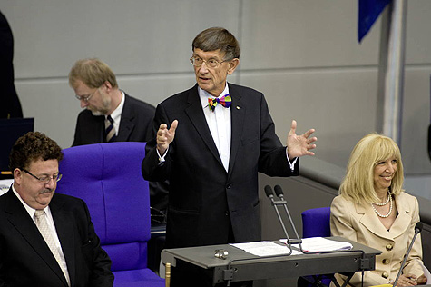 Alterspräsident Prof. Dr. Heinz Riesenhuber