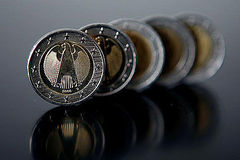 Symbolbild Haushalt: Euromünzen