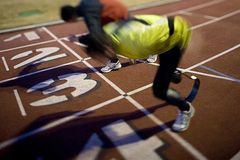 Paralympics: Startlinie beim Sprint