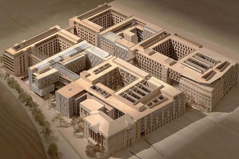 Modell vom Jakob-Kaiser-Haus